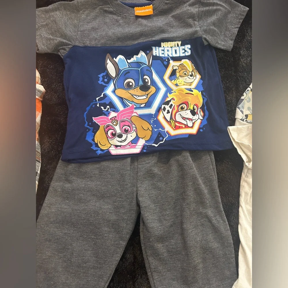Toddler Boys Bluey Paw Patrol Clothing Lot Size 4T Playwear